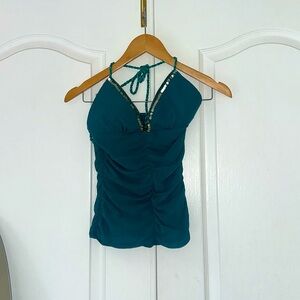 Teal tank top